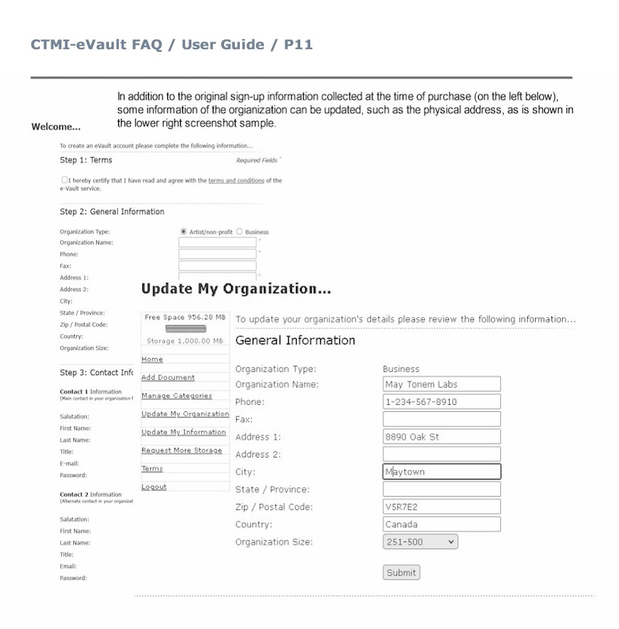 FAQ User Guide Page 11 Content