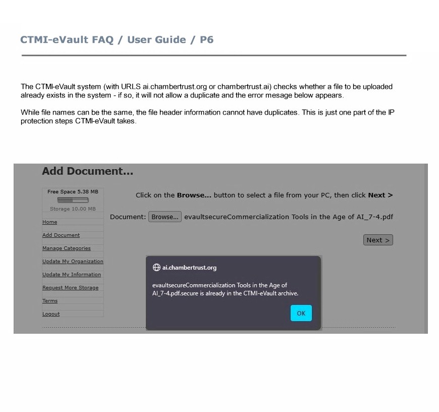 FAQ User Guide Page 6 Content